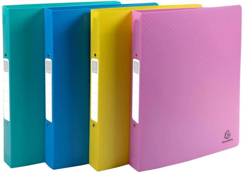 Classeur à anneaux Exacompta Forever Young 30 mm PP (Polypropylène) A4+ 2 Anneaux Assortiment 54790E 12 Unités