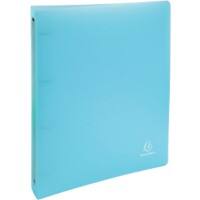 Classeur à anneaux Exacompta Chromaline Pastel 30 mm PP (Polypropylène) A4+ 4 Anneaux Bleu pastel 51972E 15 Unités
