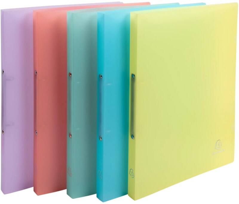Classeur à anneaux Exacompta Chromaline Pastel 15 mm PP (Polypropylène) A4 2 Anneaux Assortiment 54170E 20 Unités