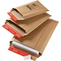 Enveloppes ColomPac Carton ondulé 432 (l) x 582 (p) x 50 (h) mm Brun 20 unités