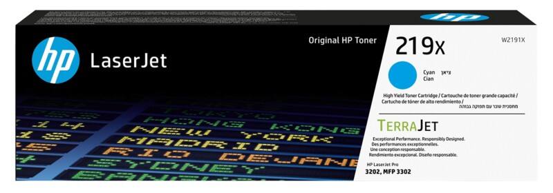 Toner HP 219X D’origine W2191X Cyan