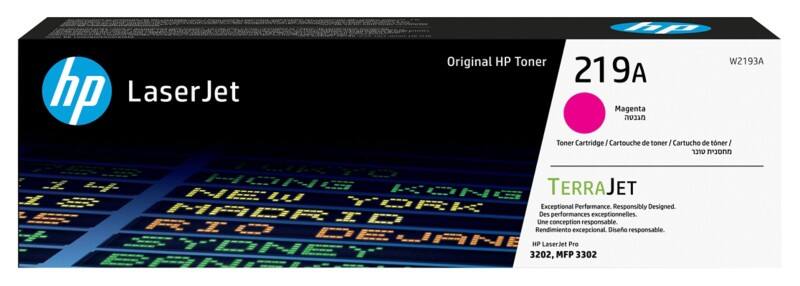 HP 219A Origineel Tonercartridge W2193A Magenta