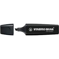 STABILO BOSS ORIGINAL Tekstmarker Zwart Breed Beitelpunt