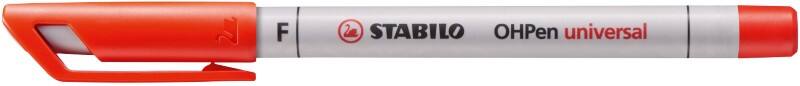 STABILO OHPen universal 852/40 Overheadmarker Fijn Viltstift 0,7 mm Rood