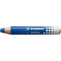 STABILO MARKdry Whiteboard-marker Blauw Extra breed Potlood 10 mm   