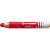 Marqueur pour tableau blanc STABILO MARKdry Rouge Extra large Crayon   