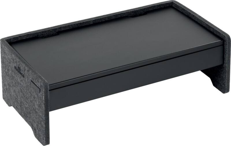 Support pour moniteur DURABLE EFFECT 508158 Réglable en hauteur 496 x 260 x 162 mm Charbon