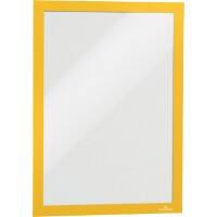Cadre d’affichage DURABLE DURAFRAME A4 Adhésif Jaune 487204 20,5 (L) x 0,6 (P) x 29 (H) cm 487204 2 Unités