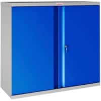 Armoire Phoenix SC Acier 1 Étagère Verrouillable 1000 x 500 x 1000 mm Bleu, gris