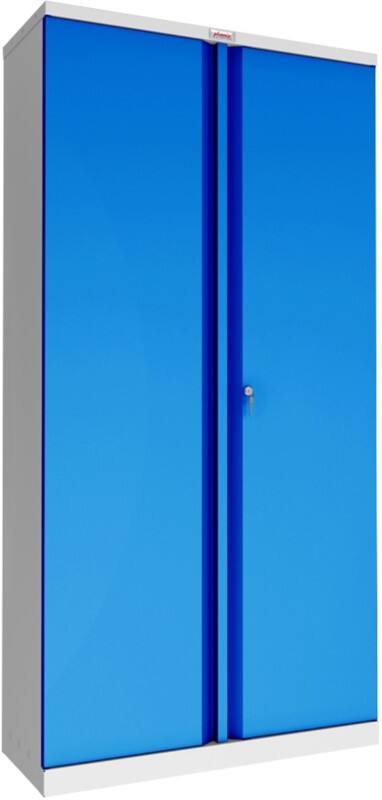 Armoire Phoenix SC Acier 4 Étagères Verrouillable 1000 x 500 x 1900 mm Bleu, gris