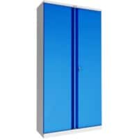 Phoenix SC Kast Staal 4 Planken Afsluitbaar 1.000 x 500 x 1.900 mm Grijs, blauw