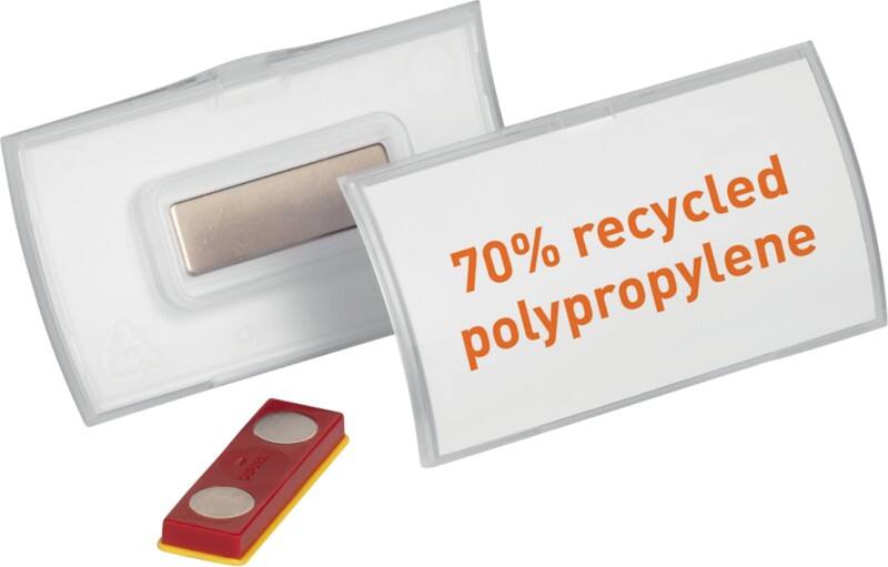 Badge nominatif DURABLE CLICK FOLD Magnétique 825919 80 x 45 mm 10 unités