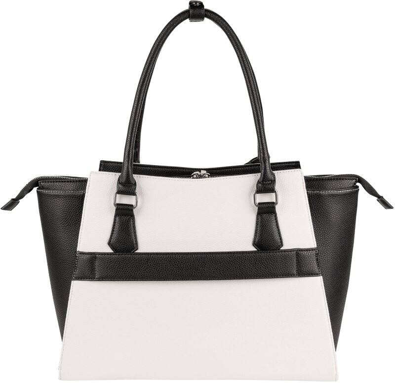 SOCHA Laptoptas 470 x 320 cm Viscose Wit, zwart