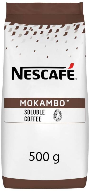 Nescafé Mokambo Instantkoffie Oplos 100% Robusta Medium-dark 500 g
