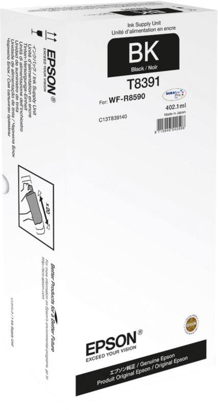 Cartouche jet d'encre Epson D'origine C13T83914N Noir