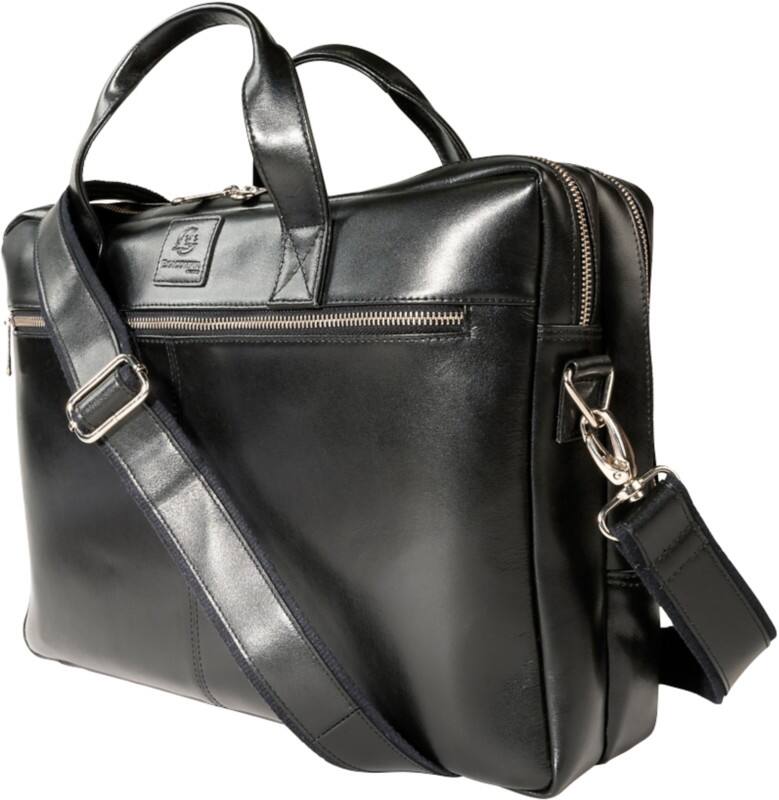 Sac pour ordinateur portable Exacompta Exactive 41 x 9,5 x 30 cm Cuir Noir