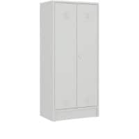 Casier Ceha RAL7035 Acier 2 portes 800 x 500 x 1800 mm Gris