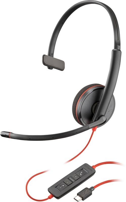 Casque audio HP Poly Blackwire C3210 Tête Avec Microphone Mono Noir