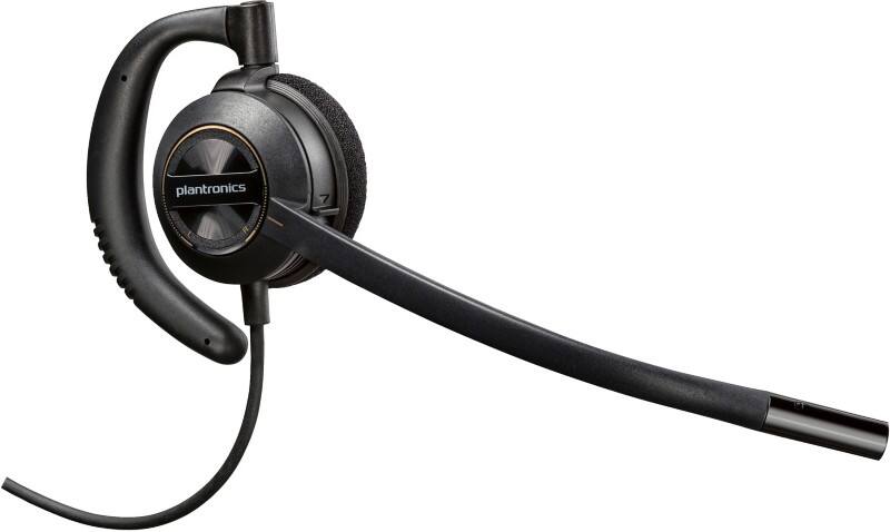 HP Poly Encorepro 530 Headset Achter het oor Noise-cancelling microfoon Met microfoon Mono Zwart