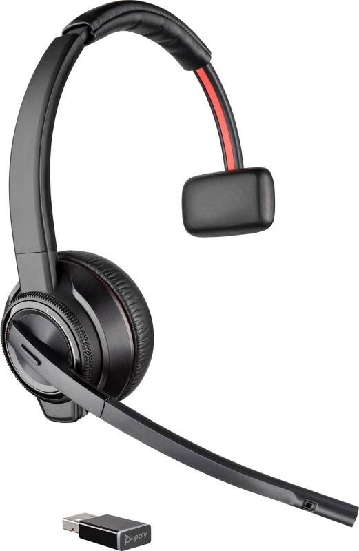 HP poly Savi Headset Bluetooth Stereo 8210 Zwart