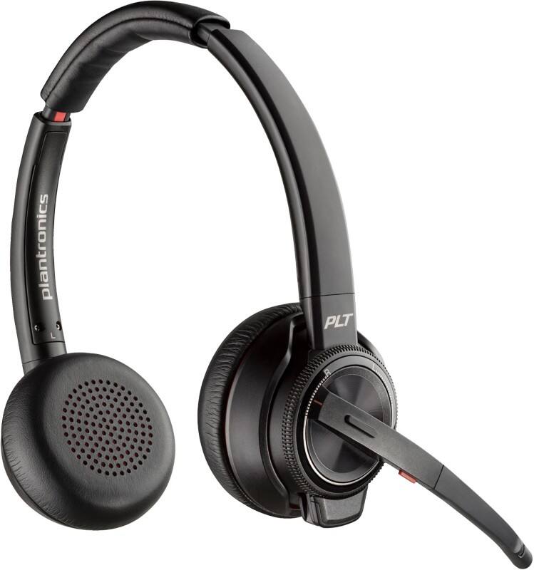 Casque audio HP Poly Savi 8220 Tête Avec Bluetooth Avec Microphone Mono Noir