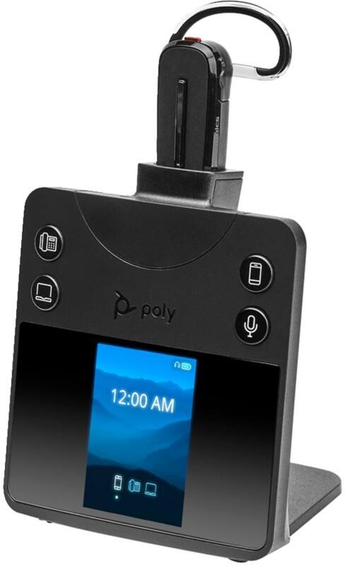 Micro casque HP poly Savi Clip oreille 8445 Noir