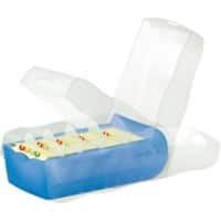 Boîte à fiches HAN Croco A8 PP (Polypropylène) Bleu 1 boîte + 100 fiches