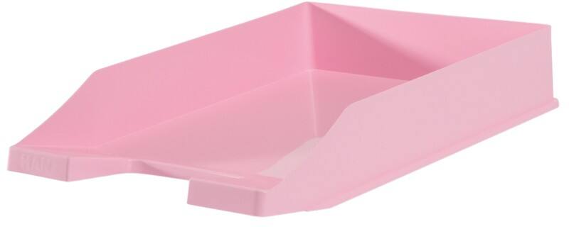 Corbeille à courrier HAN KLASSIK Empilable A4 Rose pastel