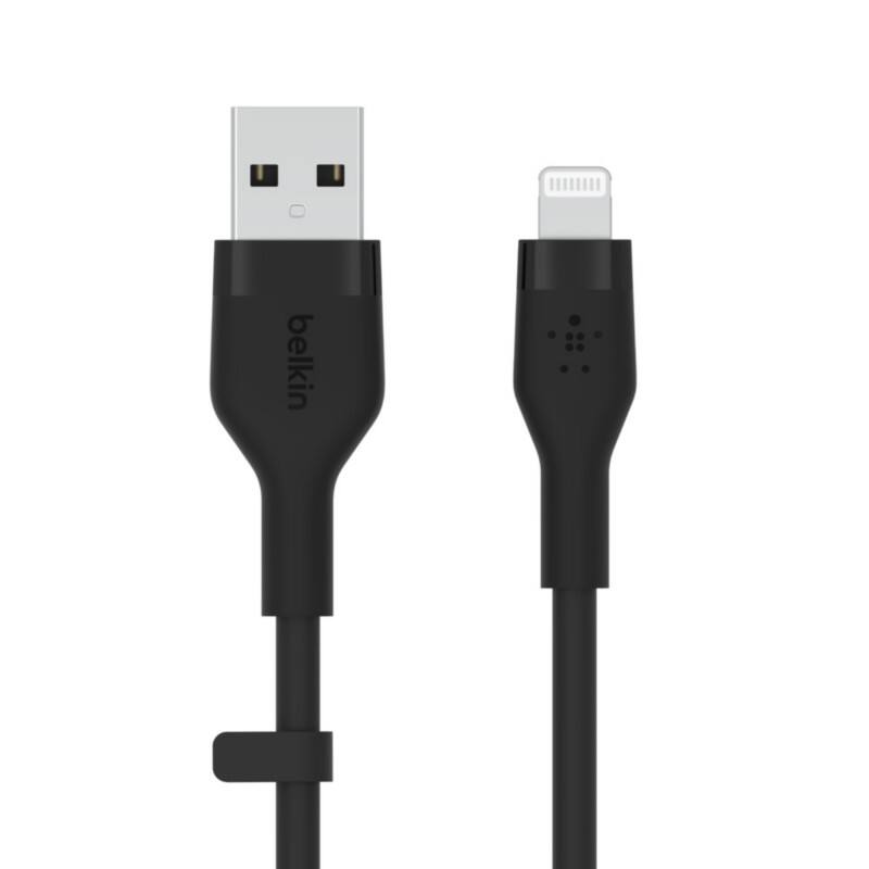 Belkin BOOST CHARGE Flex Oplaadkabel USB-A Male Apple Lightning 1 m Zwart