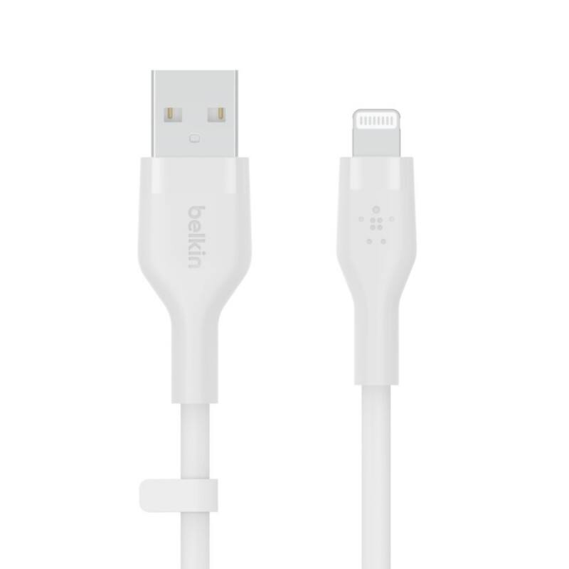 Belkin BOOST CHARGE Flex Oplaadkabel USB-A Male Apple Lightning 2 m Wit
