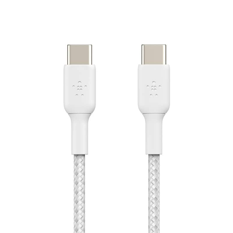 Câble de charge Belkin USB-C Mâle USB-C Mâle 2 m Blanc