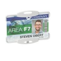 DURABLE Single Kaarthouder Zonder klem 9,2 x 7 cm PS (Polystyreen) Grijs 10 stuks