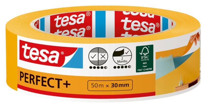 tesa Afplaktape Wit 30 mm (B) x 50 m (L)