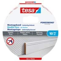 tesa Montagetape Wit 19 mm (B) x 5 m (L)