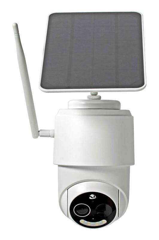 Caméra de vidéosurveillance Nedis SmartLife 1 920 x 1 080 pixels 2 Mégapixels Solaire, USB, Pile IP65 WIFICBO50WT Blanc