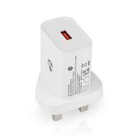 Chargeur mural Nedis Blanc
