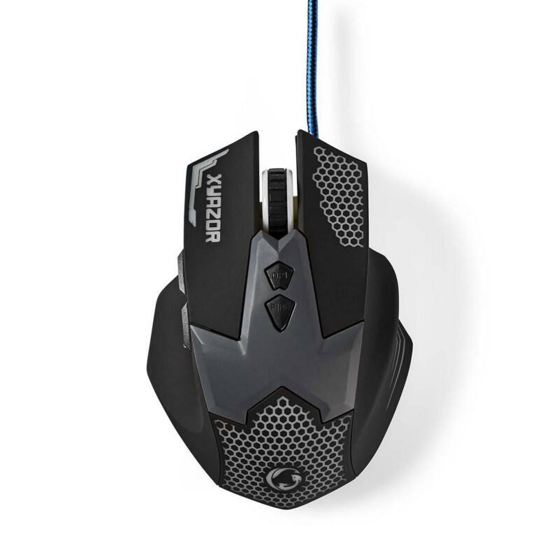 Nedis GMWD200BK Gaming-muis Bedraad Zwart