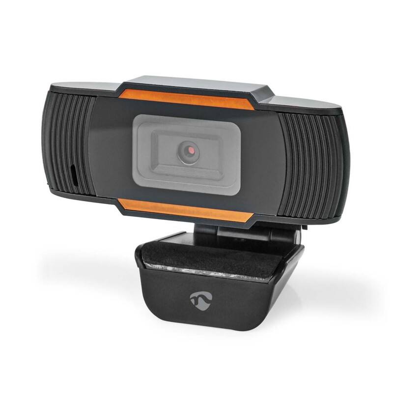 Nedis WCAM100BK Webcam HD Zwart