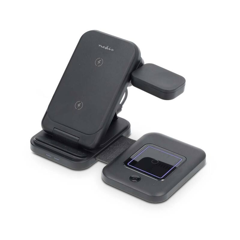 Chargeur sans fil Nedis Noir