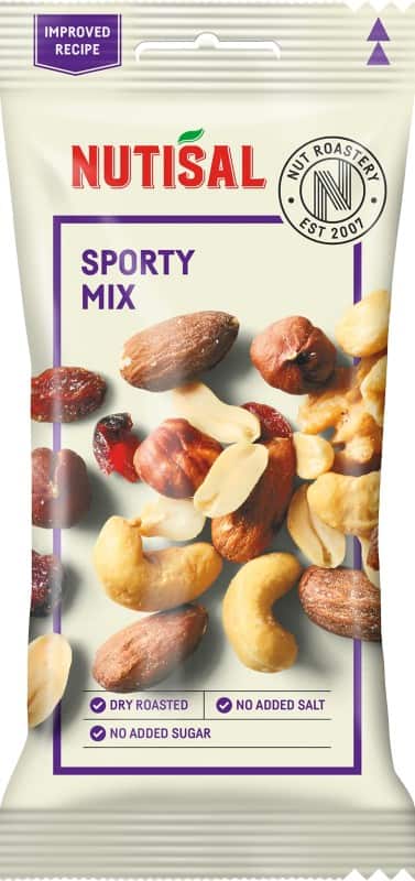NUTISAL SPORTY MIX Assortiment Noten 14 Stuks à 60 g