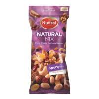 NUTISAL Dry Roasted Sporty Mix Bosbes, Rozijn, Veenbes Noten Pak van 14