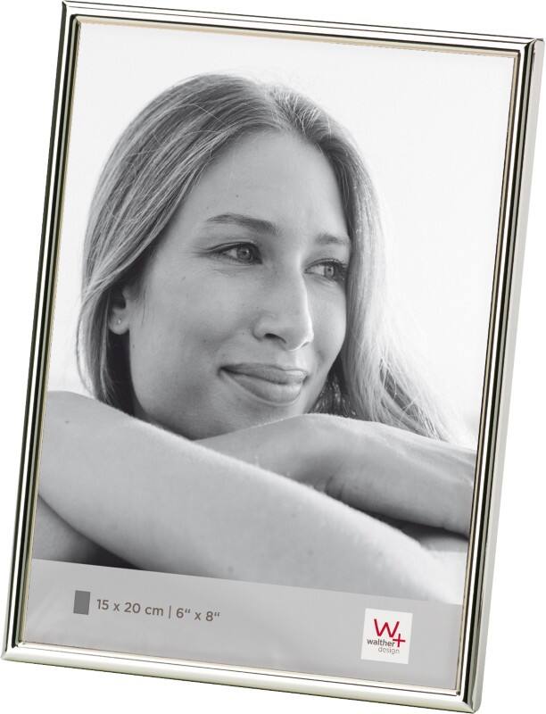 Cadre photo walther design Sur table Argenté WD520S 16,3 (L) x 1 (P) x 21,3 (H) cm WD520S