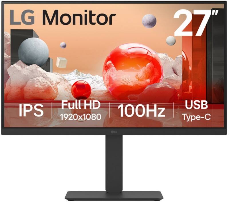LG 68,6 cm (27") LCD Monitor 27BA650-B.AEU Zwart