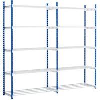 Étagère Paperflow 5 Acier 1000 x 680 x 2000 mm Bleu