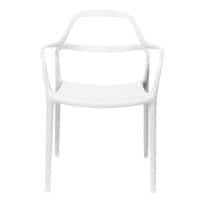 meet Stoel 575 x 535 x 770 mm Wit 2 Stuks