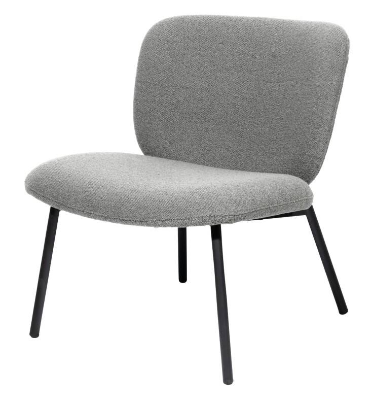 Fauteuil meet powered by PAPERFLOW Twist Sans accoudoir Gris 120 kg 600 x 530 x 820 mm