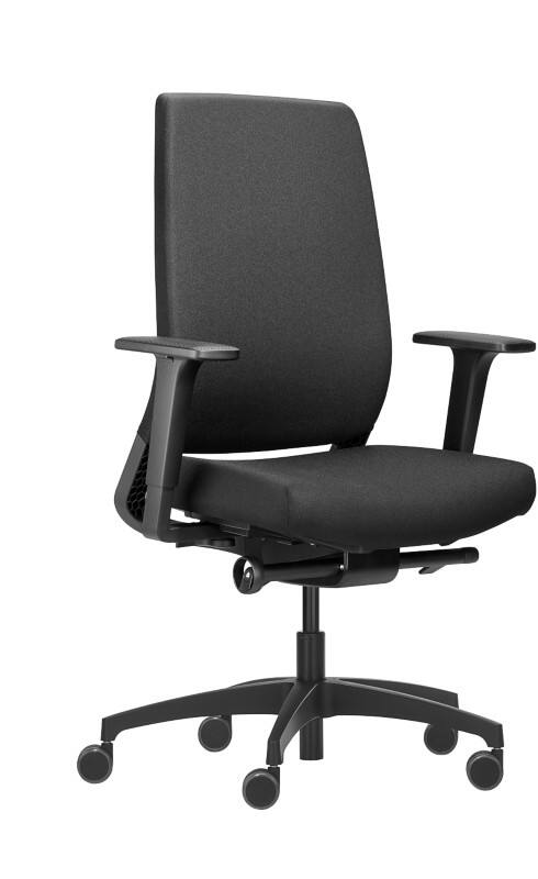 Dauphin Sequel Bureaustoel Synchroonmechanisme Stof 4D armleuning Zwart 120 kg 720 x 720 x 1,160 mm