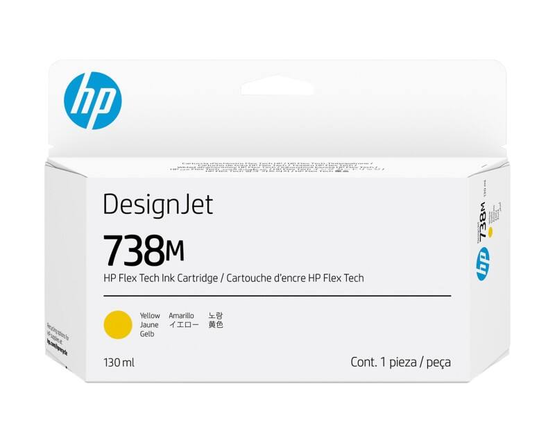 Cartouche jet d'encre HP NO738 D’origine A24VPA Jaune