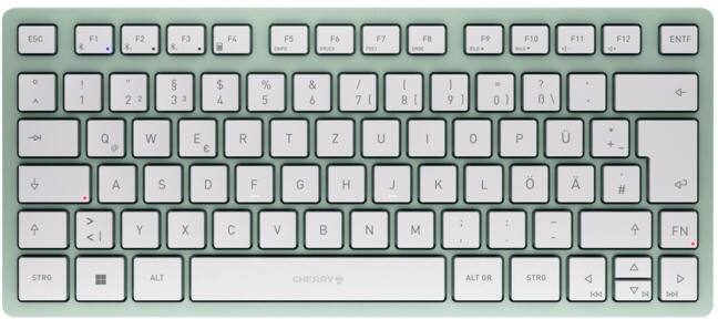 CHERRY Mini Draadloos toetsenbord QWERTZ Mint KW7100