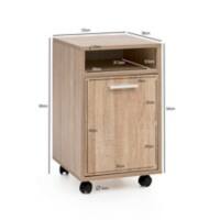 WOHNLING Ladeblok 0 Lades 330 x 380 x 600 mm Eiken